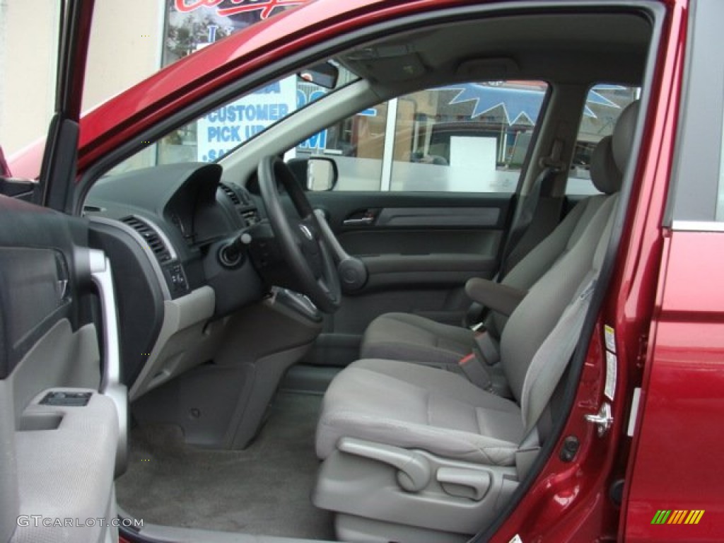 2009 CR-V LX 4WD - Tango Red Pearl / Gray photo #7