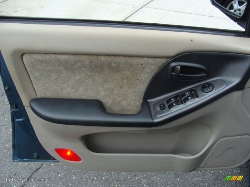 2001 Elantra GLS - Ocean Blue / Beige photo #4