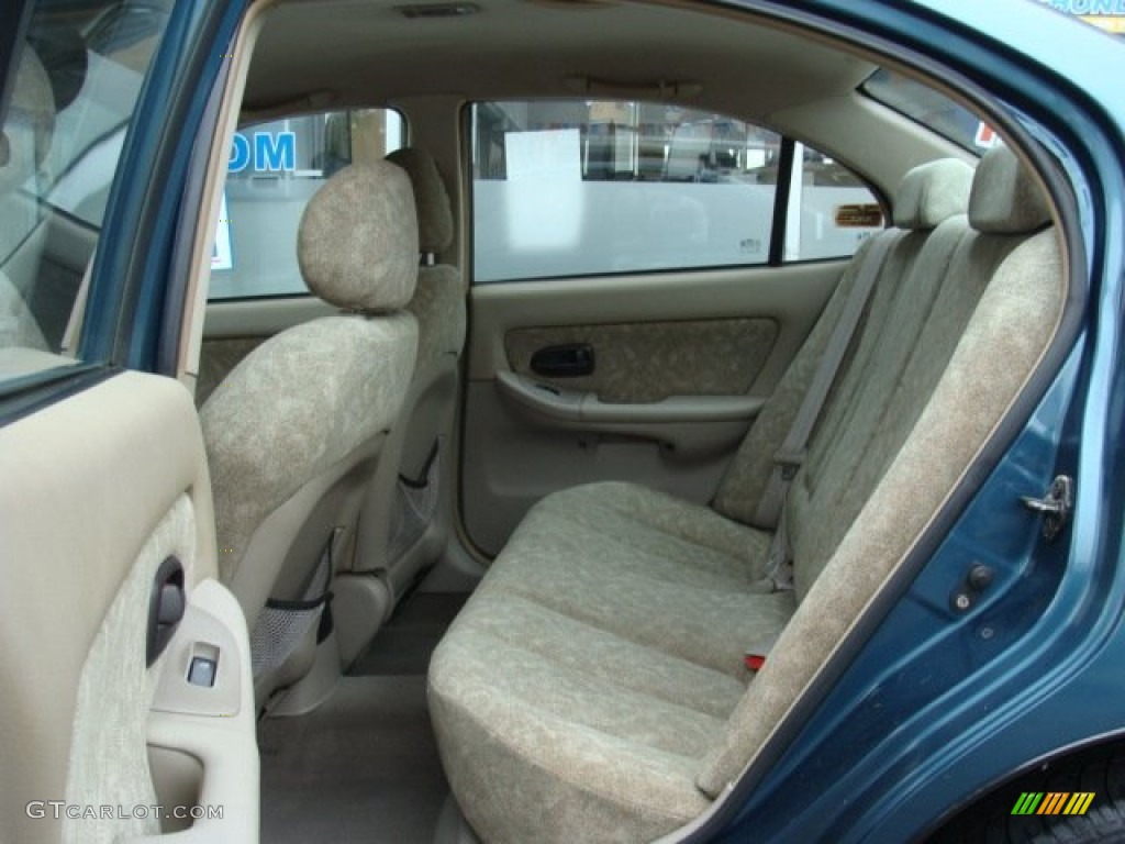 2001 Elantra GLS - Ocean Blue / Beige photo #12