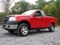 2008 Bright Red Ford F150 XL Regular Cab 4x4  photo #10