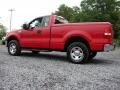 2008 Bright Red Ford F150 XL Regular Cab 4x4  photo #13