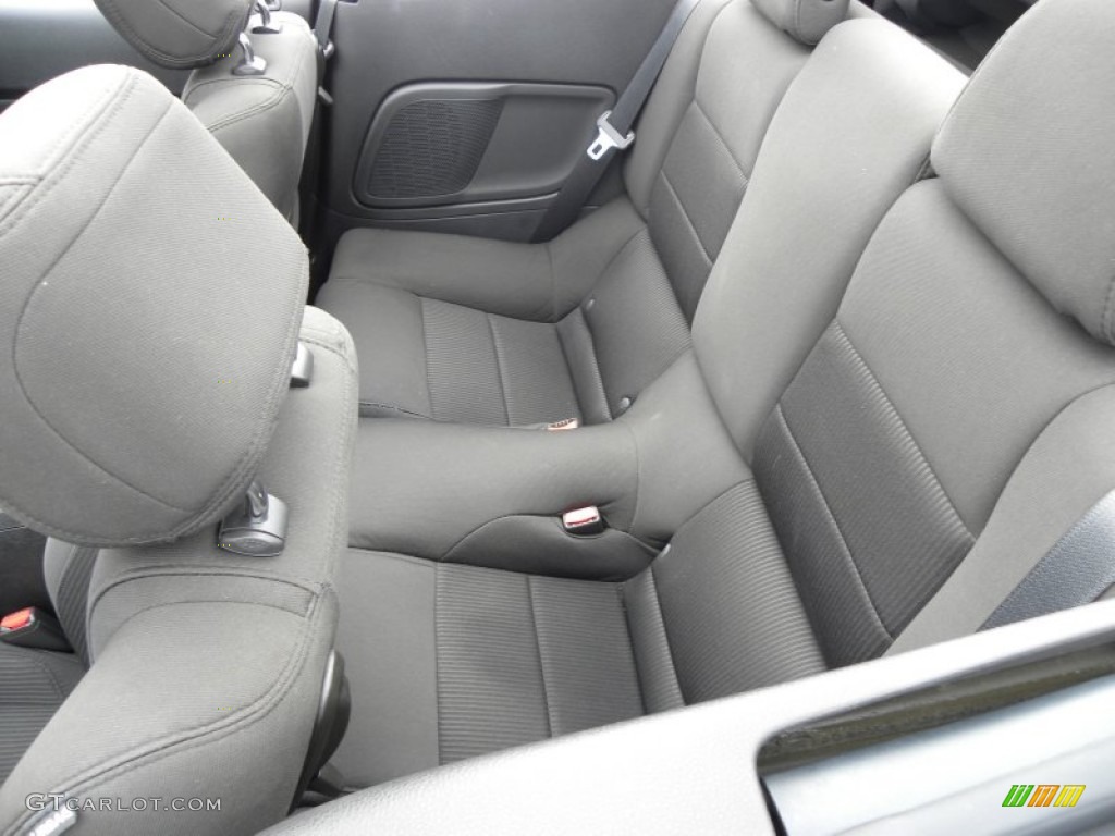 2012 Ford Mustang V6 Convertible Rear Seat Photo #71647165