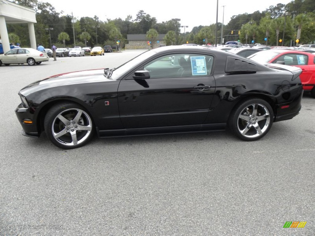 Black 2010 Ford Mustang Roush Stage 1 Coupe Exterior Photo #71647324