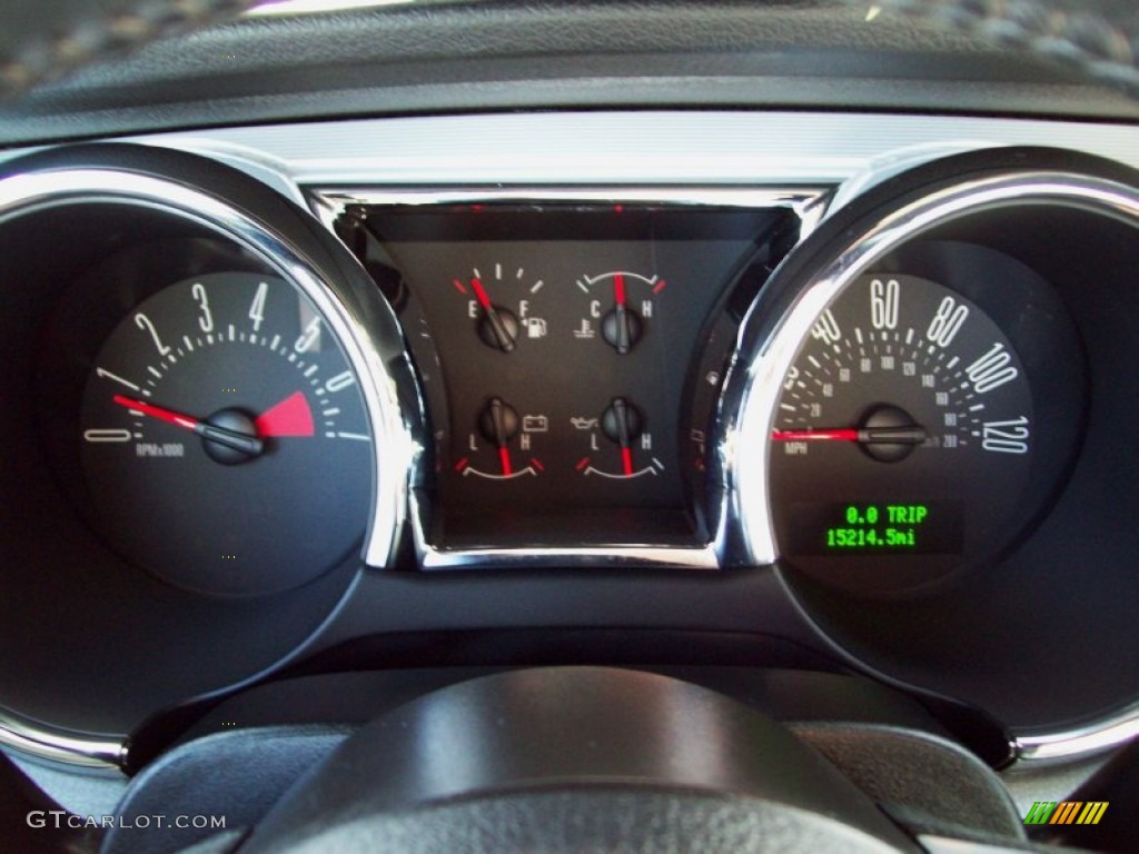 2007 Ford Mustang V6 Premium Convertible Gauges Photo #71647450