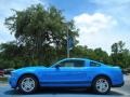 2012 Grabber Blue Ford Mustang V6 Coupe  photo #2