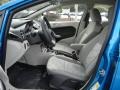 2012 Ford Fiesta Light Stone/Charcoal Black Interior Front Seat Photo