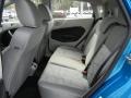 2012 Ford Fiesta Light Stone/Charcoal Black Interior Rear Seat Photo