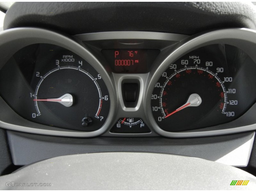 2012 Ford Fiesta SE Hatchback Gauges Photo #71647681