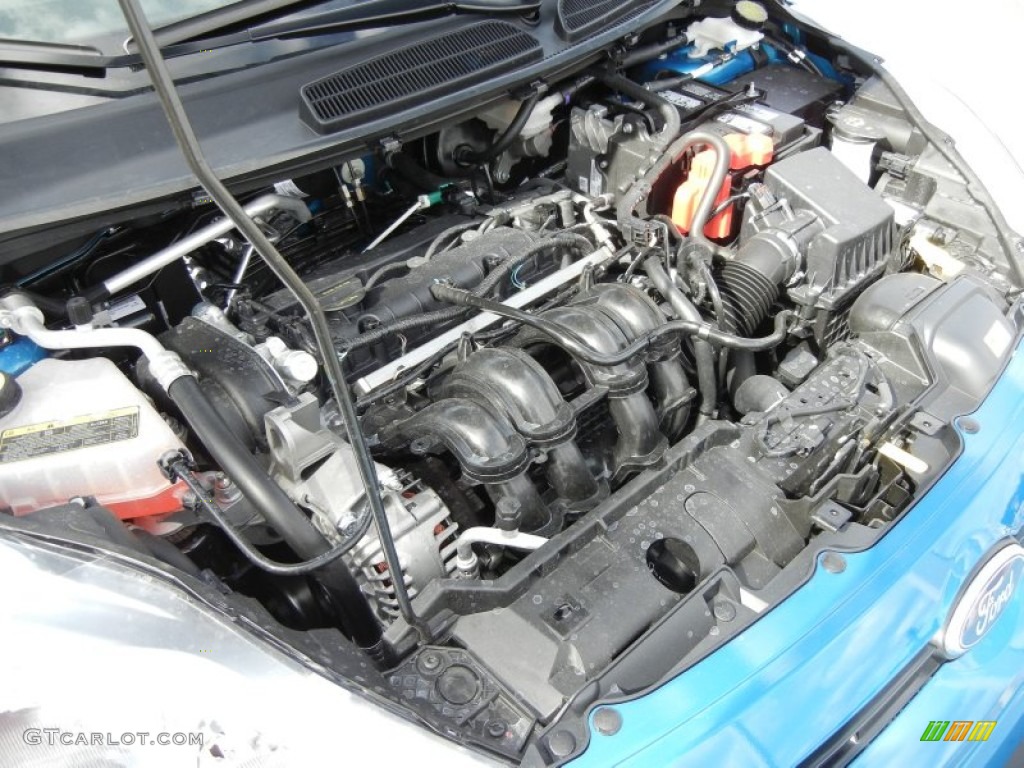 2012 Ford Fiesta SE Hatchback 1.6 Liter DOHC 16-Valve Ti-VCT Duratec 4 Cylinder Engine Photo #71647706
