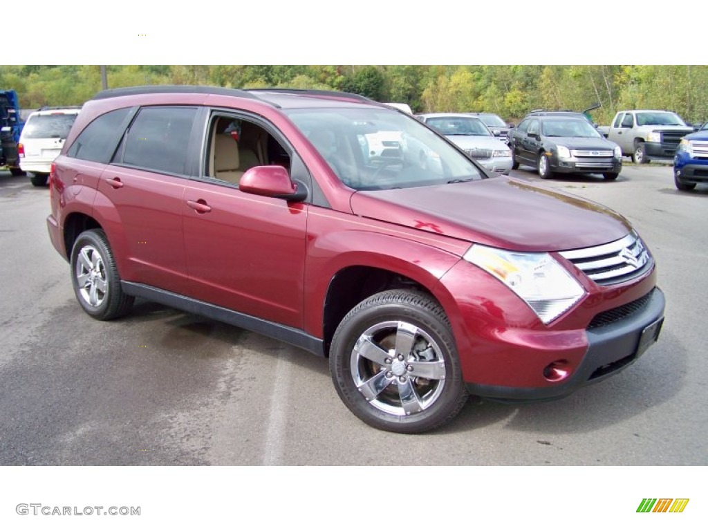 2007 XL7 Luxury - Dark Cranberry Metallic / Beige photo #3