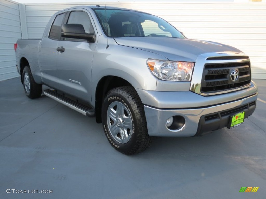 2010 Tundra SR5 Double Cab - Silver Sky Metallic / Graphite Gray photo #1