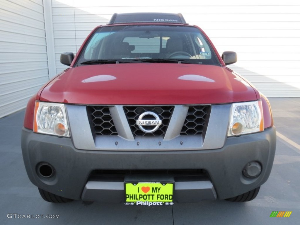2007 Xterra S - Red Brawn Metallic / Steel/Graphite photo #7