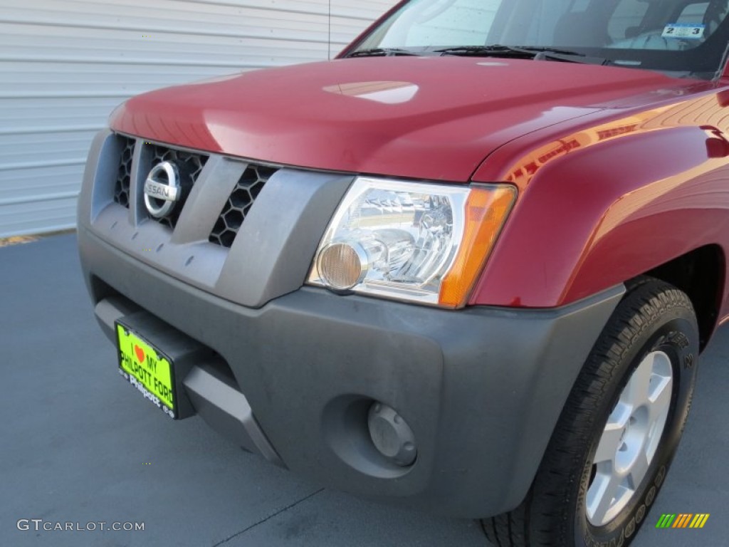 2007 Xterra S - Red Brawn Metallic / Steel/Graphite photo #9