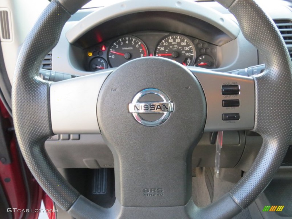 2007 Xterra S - Red Brawn Metallic / Steel/Graphite photo #36