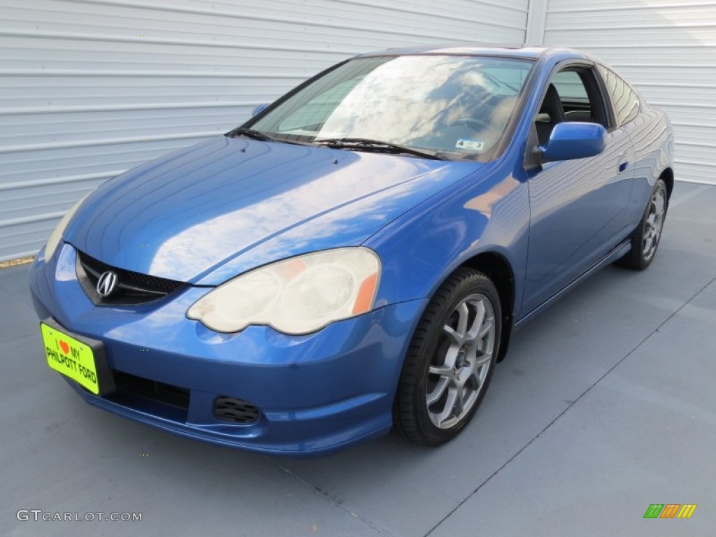 2003 RSX Type S Sports Coupe - Arctic Blue Pearl / Ebony photo #6