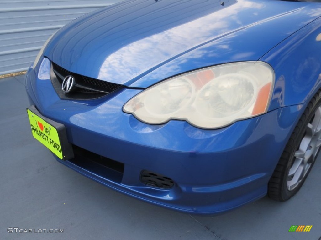 2003 RSX Type S Sports Coupe - Arctic Blue Pearl / Ebony photo #9