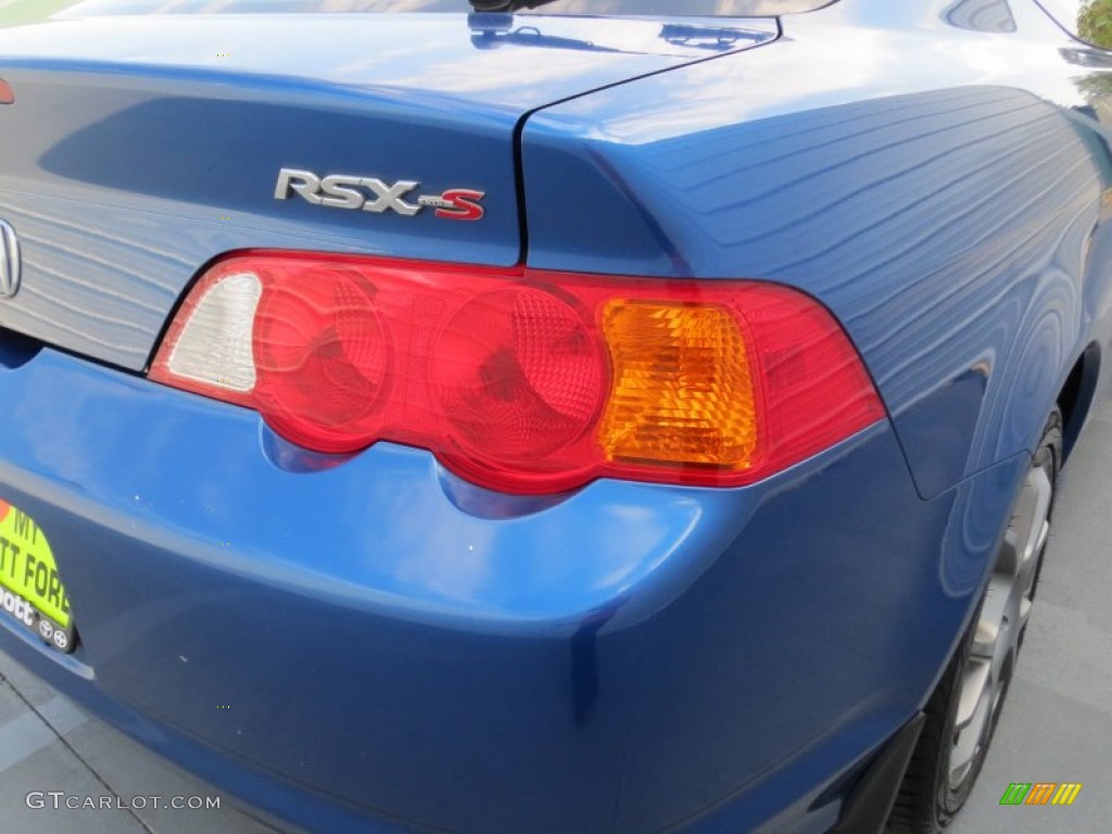 2003 RSX Type S Sports Coupe - Arctic Blue Pearl / Ebony photo #16