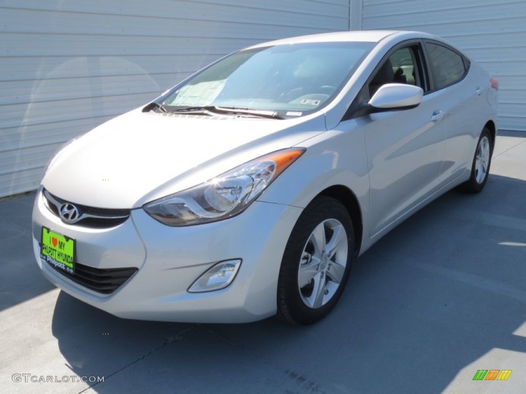2013 Elantra GLS - Shimmering Air Silver / Gray photo #6