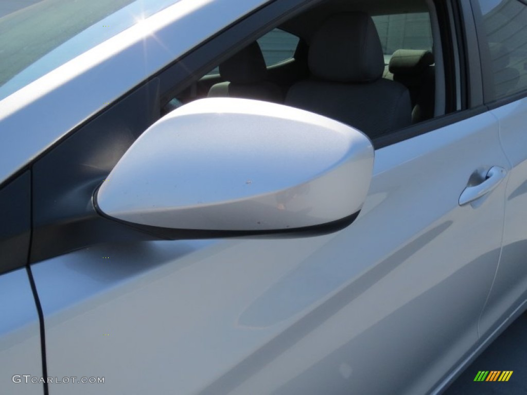 2013 Elantra GLS - Shimmering Air Silver / Gray photo #11