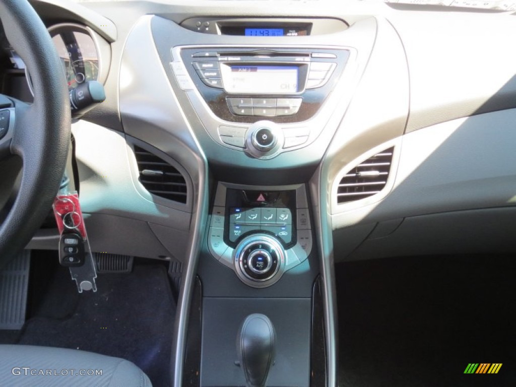 2013 Elantra GLS - Shimmering Air Silver / Gray photo #23