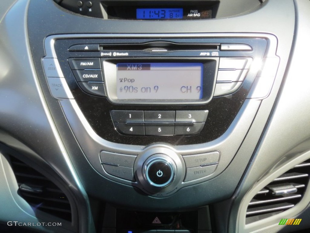 2013 Elantra GLS - Shimmering Air Silver / Gray photo #24