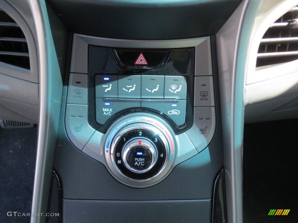 2013 Elantra GLS - Shimmering Air Silver / Gray photo #25
