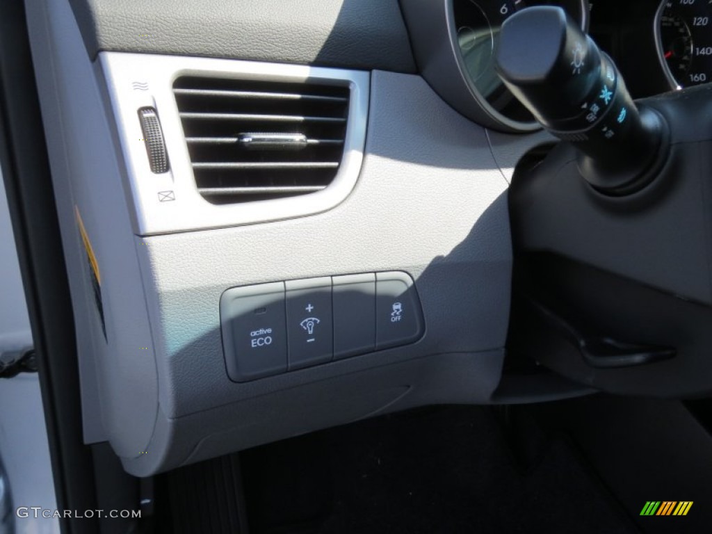 2013 Elantra GLS - Shimmering Air Silver / Gray photo #29