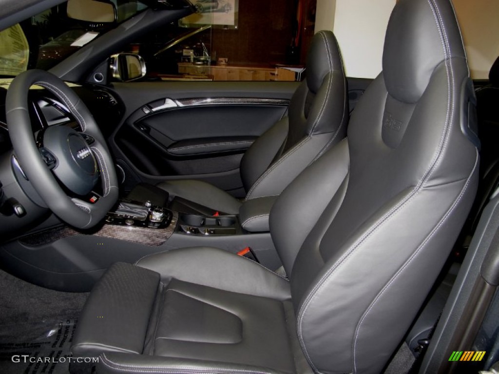 2013 Audi S5 3.0 TFSI quattro Convertible Front Seat Photo #71654258