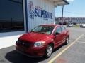 2009 Inferno Red Crystal Pearl Dodge Caliber SE  photo #1