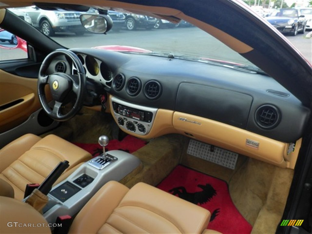 2000 Ferrari 360 Modena Tan Dashboard Photo #71655916