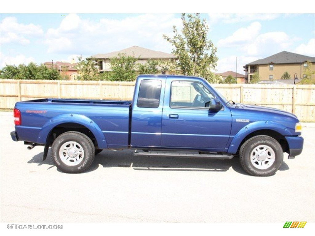 2011 Ranger Sport SuperCab - Vista Blue Metallic / Medium Dark Flint photo #7