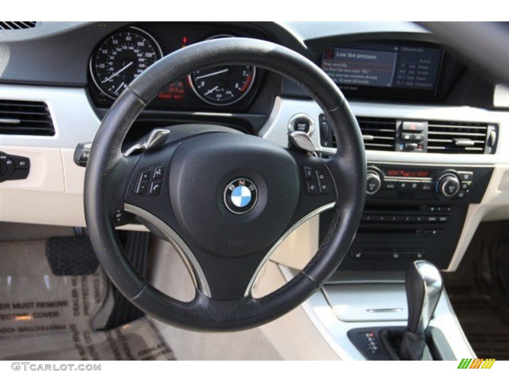 2008 3 Series 335xi Coupe - Montego Blue Metallic / Cream Beige photo #10