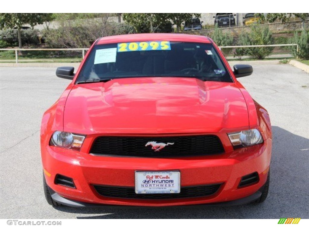 2012 Mustang V6 Coupe - Race Red / Charcoal Black photo #1