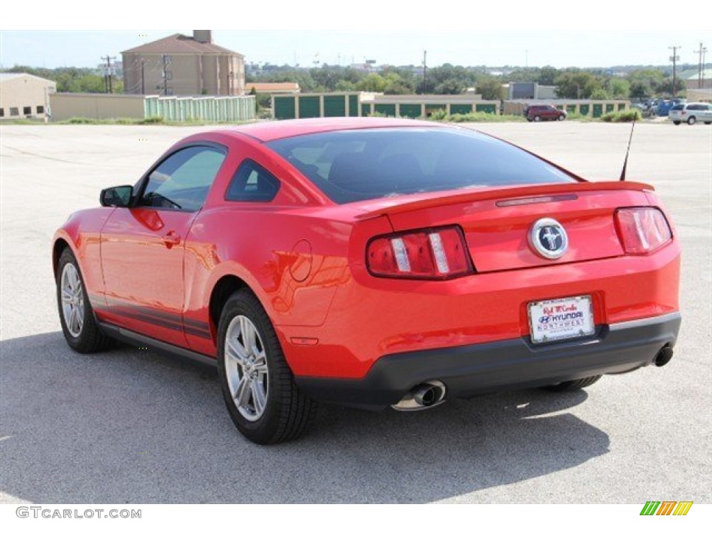 2012 Mustang V6 Coupe - Race Red / Charcoal Black photo #4