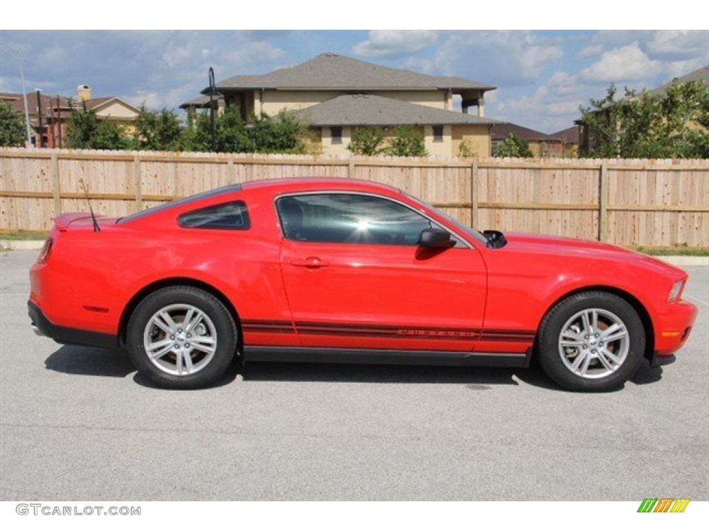 2012 Mustang V6 Coupe - Race Red / Charcoal Black photo #7