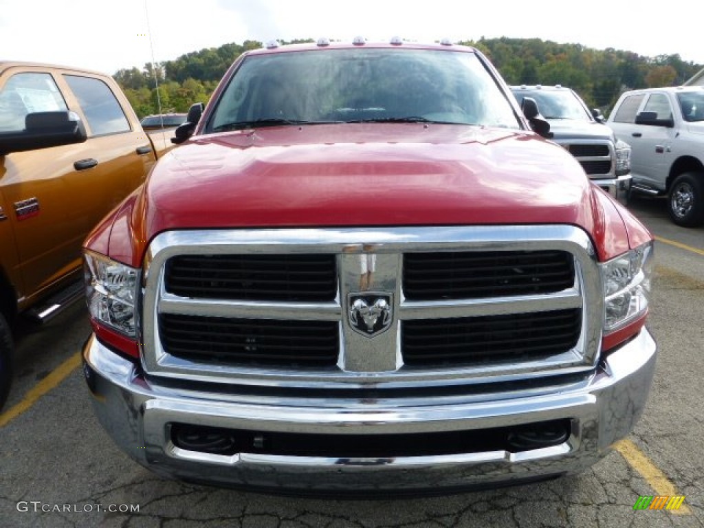 2012 Ram 3500 HD ST Crew Cab 4x4 - Flame Red / Dark Slate/Medium Graystone photo #7