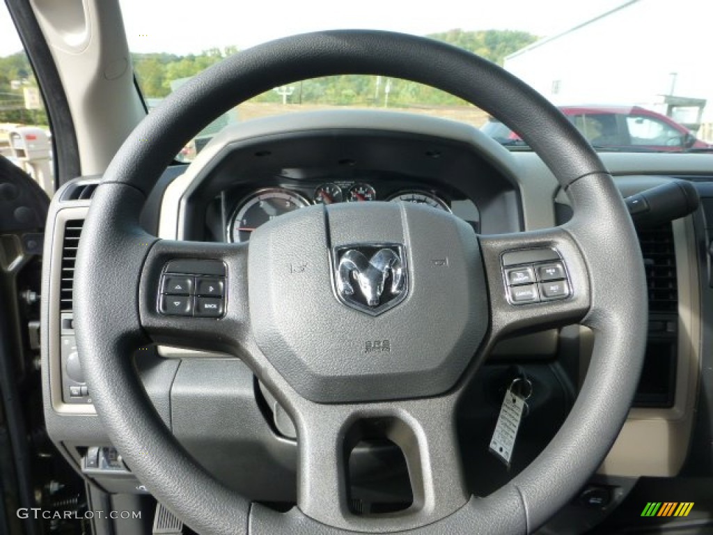 2012 Dodge Ram 2500 HD ST Crew Cab 4x4 Dark Slate/Medium Graystone Steering Wheel Photo #71657470