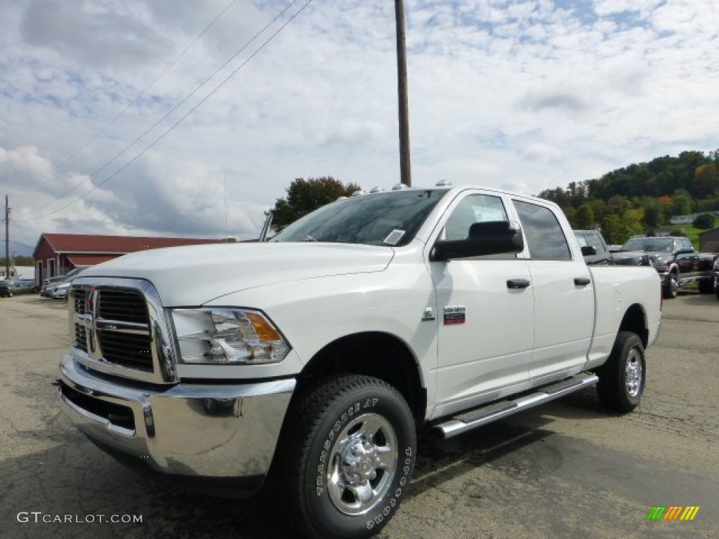 Bright White Dodge Ram 2500 HD