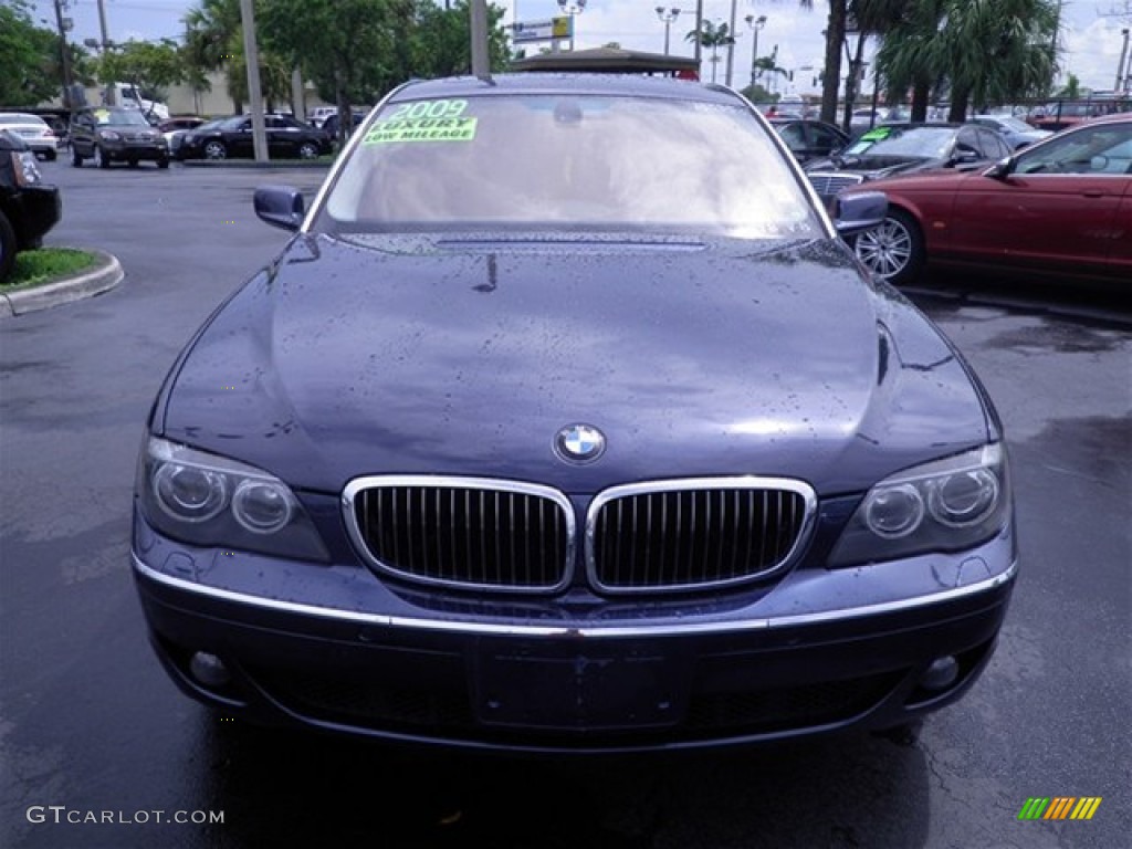 2006 7 Series 750Li Sedan - Michigan Blue Metallic / Dark Beige/Beige III photo #7