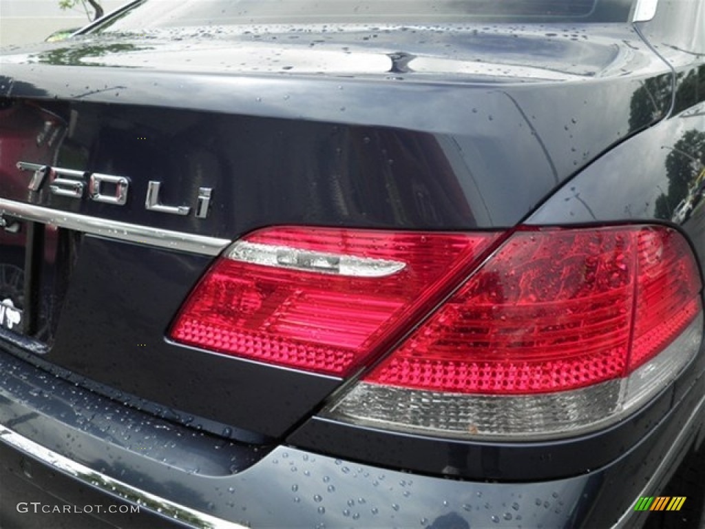 2006 7 Series 750Li Sedan - Michigan Blue Metallic / Dark Beige/Beige III photo #20