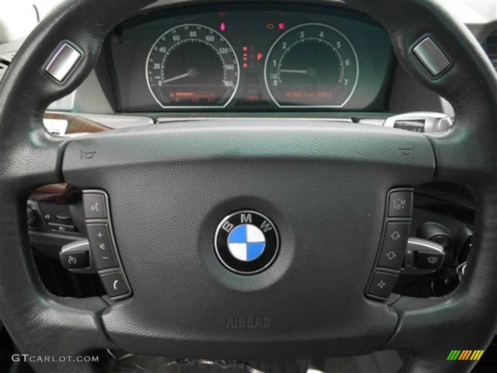 2006 7 Series 750Li Sedan - Michigan Blue Metallic / Dark Beige/Beige III photo #42