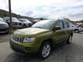 2012 Rescue Green Metallic Jeep Compass Latitude 4x4  photo #1