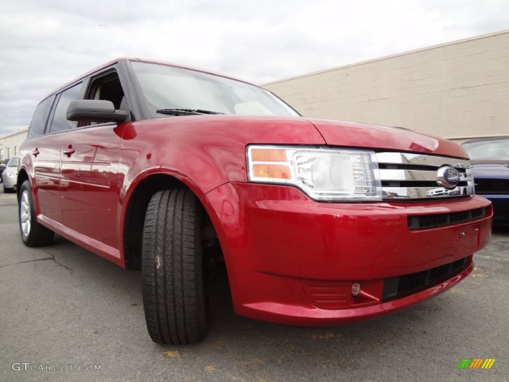 Redfire Metallic 2009 Ford Flex SE Exterior Photo #71661169