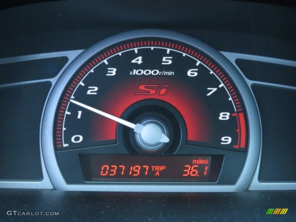 2010 Honda Civic Si Coupe Gauges Photo #71662861