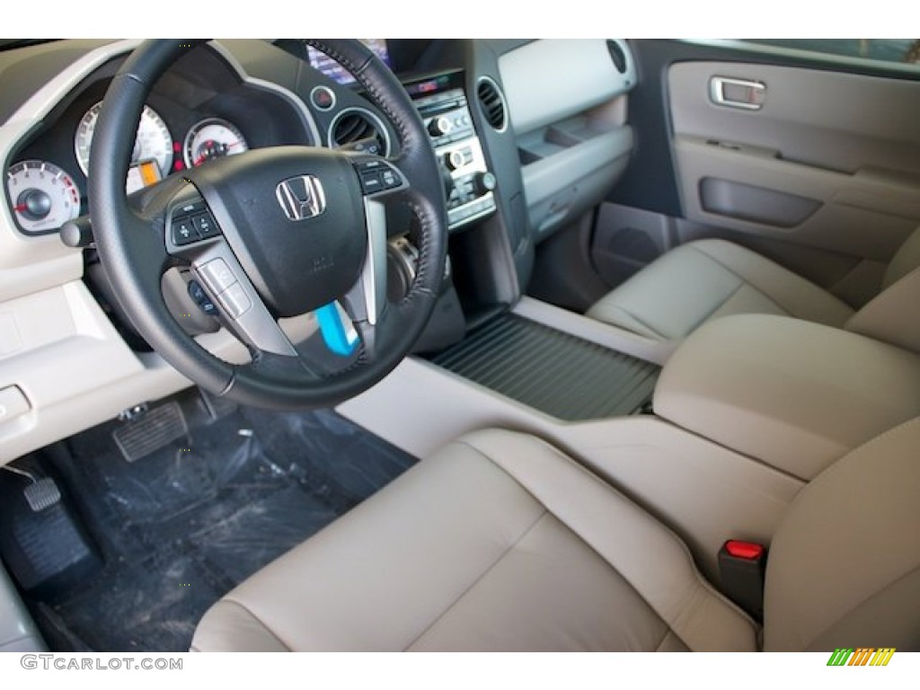 Gray Interior 2013 Honda Pilot EX-L Photo #71663487