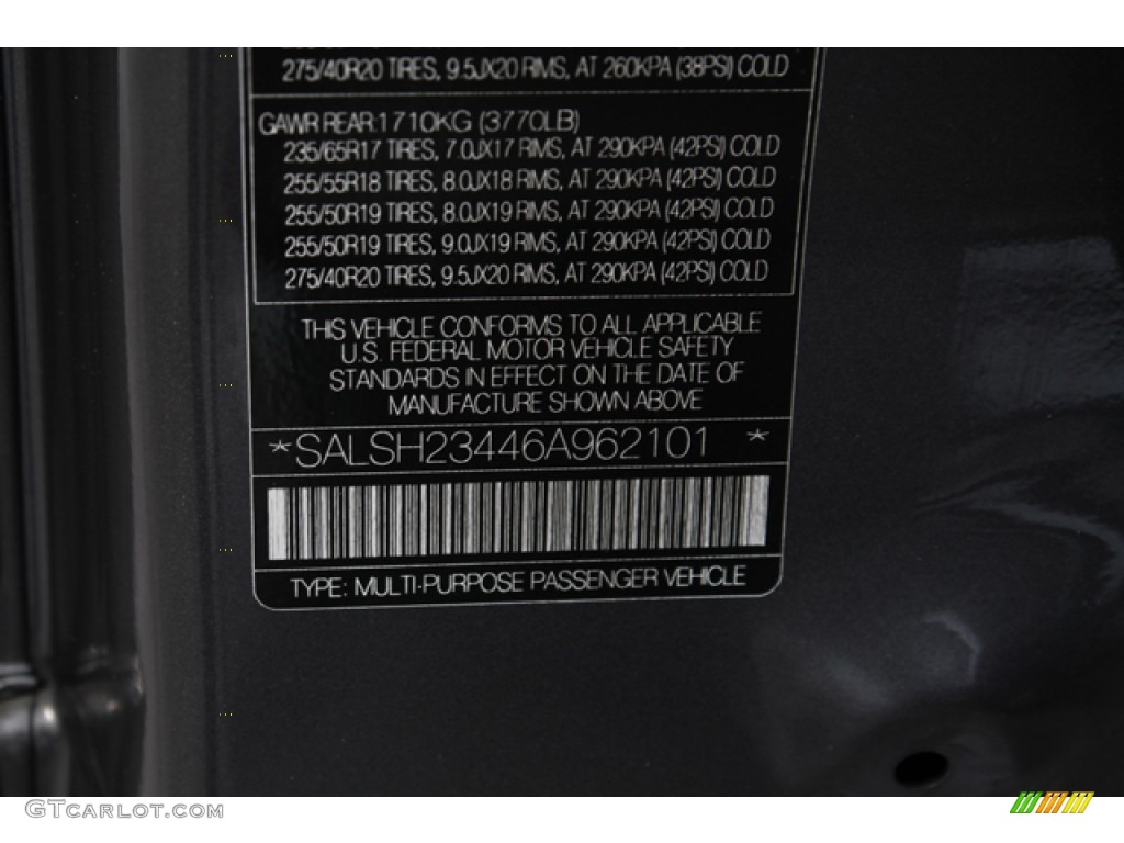 2006 Range Rover Sport Supercharged - Bonatti Grey Metallic / Ebony Black photo #32