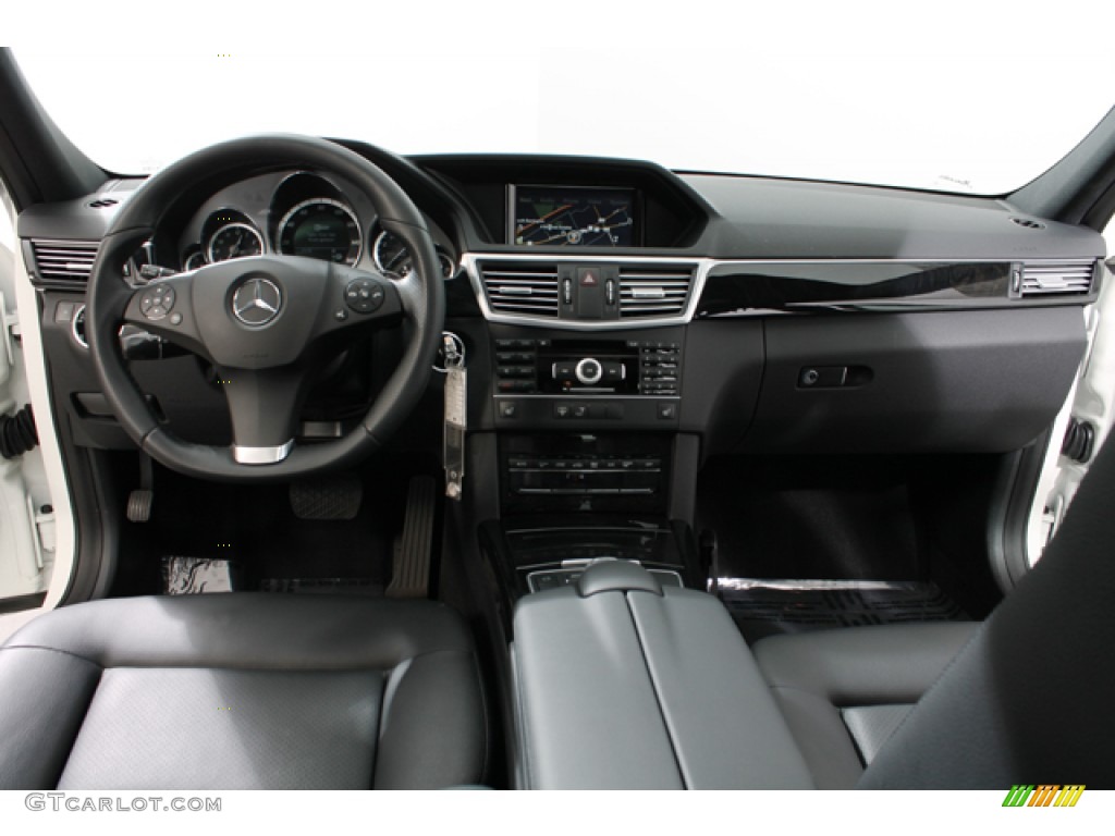 2011 E 350 4Matic Sedan - Arctic White / Black photo #6