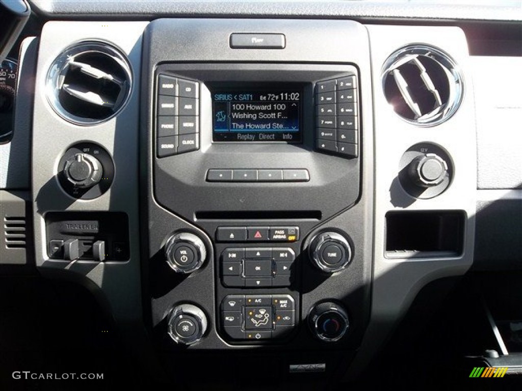 2013 F150 XLT SuperCrew - Ruby Red Metallic / Steel Gray photo #35