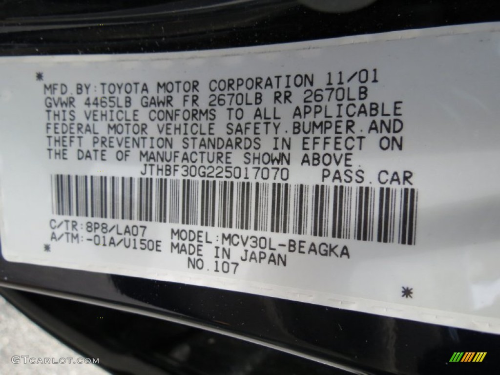 2002 Lexus ES 300 8P8 Photo #71665789