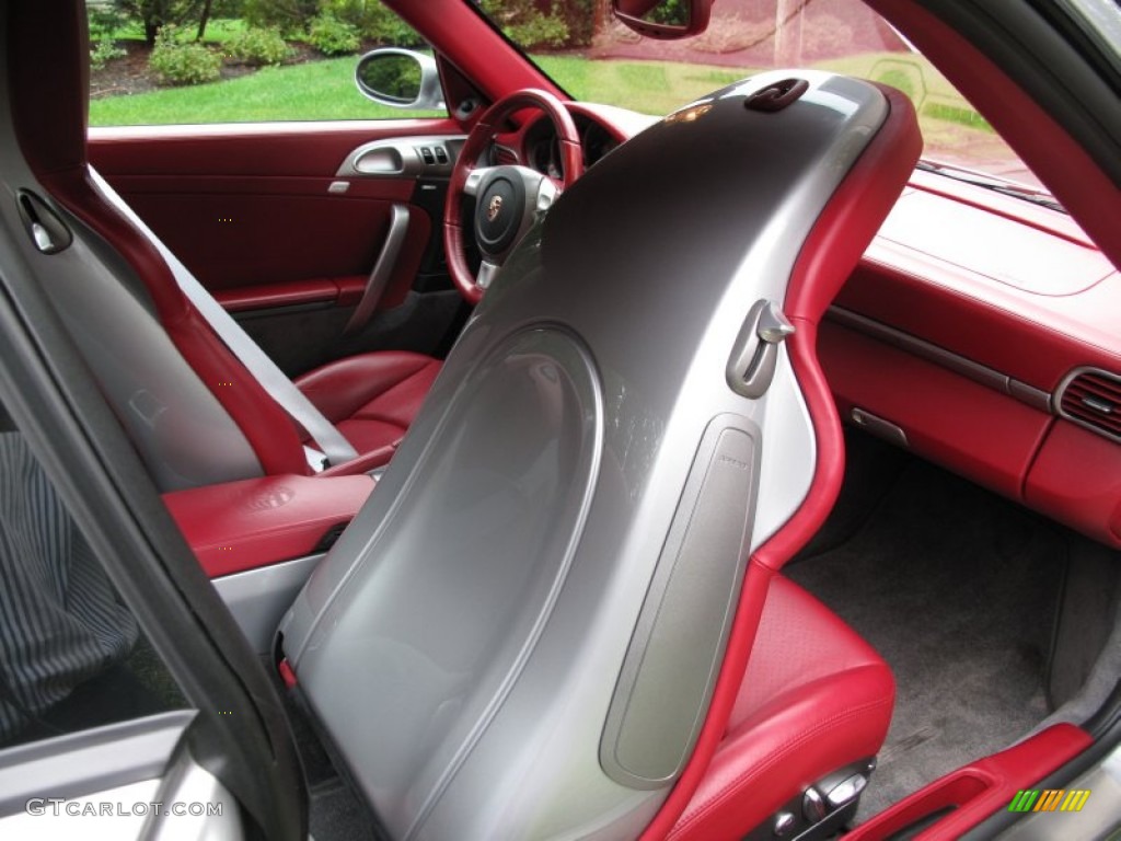 Flamenco Red Interior Color to Sample Interior 2006 Porsche 911 Carrera 4S Coupe Photo #71666044